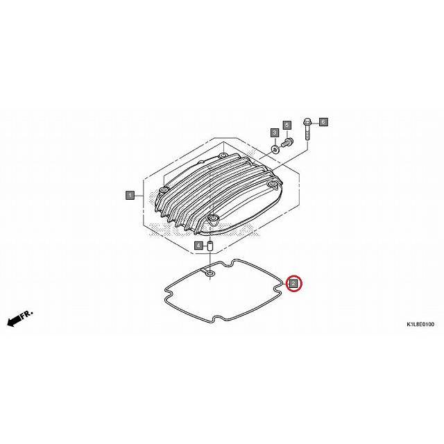 EMPAQUE CULATIN - Código SKU 12391k38900 - Repuesto Moto EKAMOTO
