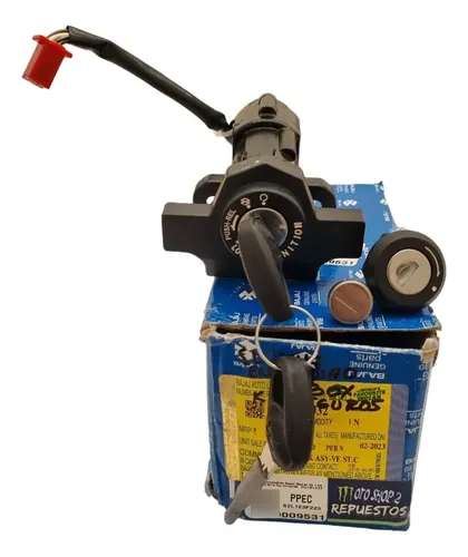 KIT SWITCHE ENCENDIDO BOXER 100 CT - Código SKU DU181032 - Repuesto Moto EKAMOTO