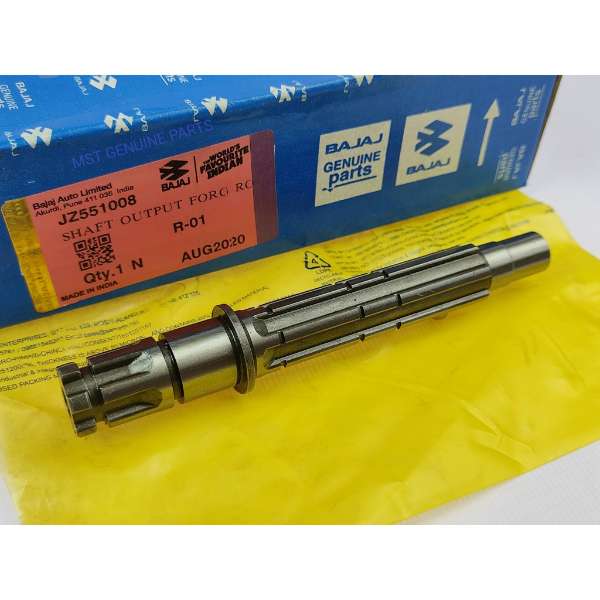eje de salida de transmisión (eje de piñón de arrastre) - Código SKU JZ551008 - Repuesto Moto EKAMOTO