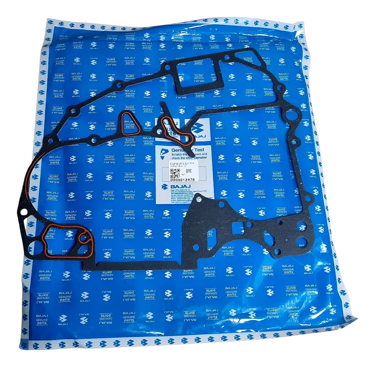 Empaque Centro Motor / Junta de Cárter Central PULSAR 200NS - Código SKU JG541041 - Repuesto Moto EKAMOTO