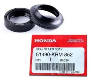 31 - 43 - 10.5 Juego de retenes y sellos de polvo para la horquilla delantera - Código SKU 51490KRM852 - Repuesto Moto EKAMOTO