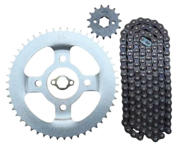KIT DE ARRASTRE SPLENDOR - C/ 84 - Código SKU 11010035 - Repuesto Moto EKAMOTO