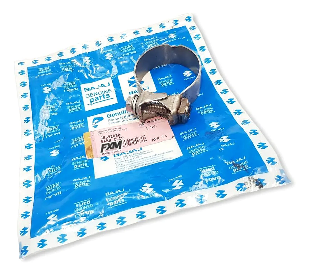 Abrazadera de Mofle / Exosto (Silenciador - Tubo de escape) - Código SKU JG591038 - Repuesto Moto EKAMOTO